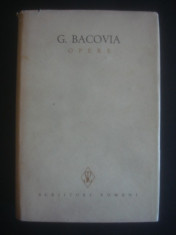 GEORGE BACOVIA - OPERE foto