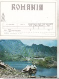 Bnk cp Cabana Balea Lac - CP QSL - necirculata, Printata