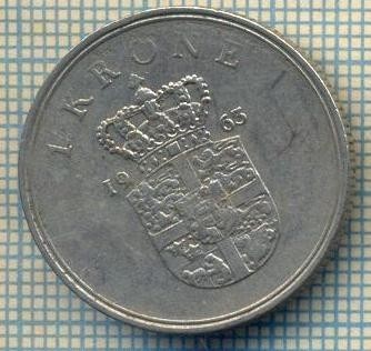 7452 MONEDA- DANEMARKA - 1 KRONE - anul 1963 -starea ce se vede