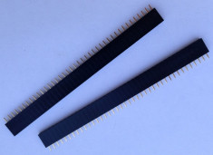 Bareta 1x40 pini mama / 40 pin header female, Arduino 2.54mm foto