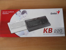 Tastatura Genius KB-220 USB Black NOU. foto