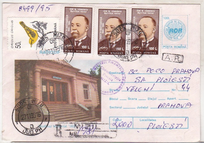bnk fil Intreg postal circulat 1995 -