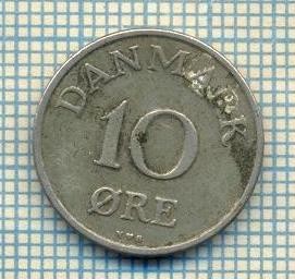 7461 MONEDA- DANEMARKA - 10 ORE - anul 1952 -starea ce se vede foto