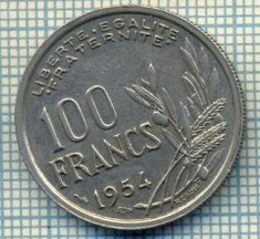 7508 MONEDA- FRANTA - 100 FRANCS - anul 1954 -starea ce se vede foto