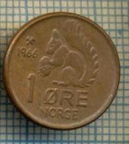 7488 MONEDA- NORVEGIA - 1 ORE - anul 1966-starea ce se vede, Europa