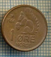 7488 MONEDA- NORVEGIA - 1 ORE - anul 1966-starea ce se vede