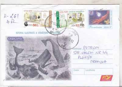 bnk fil Intreg postal circulat 2005 - Istoria ilustrata a vanatorii de balene foto