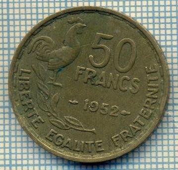 7502 MONEDA- FRANTA - 50 FRANCS - anul 1952 -starea ce se vede