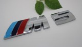 Emblema auto M Power 5 metalica adeziv prefesional inclus, Bmw