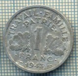 7527 MONEDA- FRANTA - 1 FRANC - anul 1943 (VICHY) -starea ce se vede, Europa