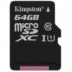 Kingston 64GB microSDXC, Class 10, UHS-I, 45/10MB/s foto