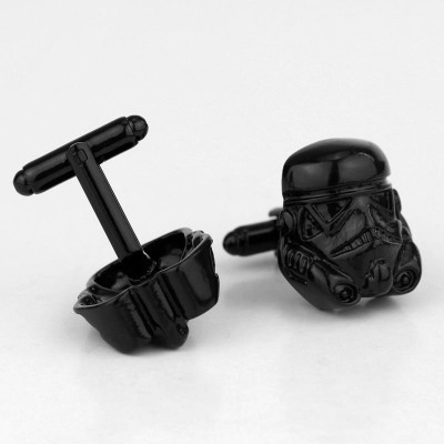 Butoni camasa Star Wars Imperial Stormtrooper black + cutie simpla cadou foto