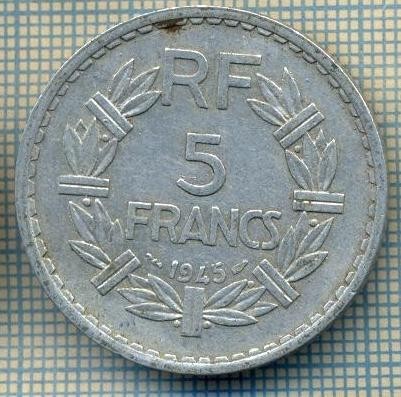 7490 MONEDA- FRANTA - 5 FRANCS - anul 1945 -starea ce se vede