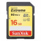 SanDisk SDHC 16GB Extreme - card 90MB/s, U3 SDSDXNE-016G-GNCIN