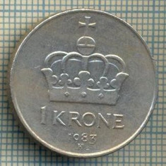 7471 MONEDA- NORVEGIA - 1 KRONE - anul 1983 -starea ce se vede