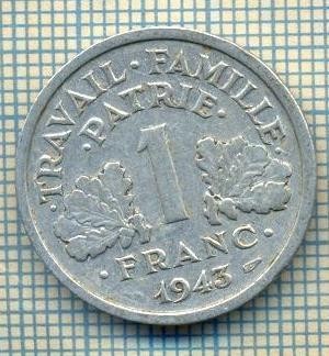 7528 MONEDA- FRANTA - 1 FRANC - anul 1943 (VICHY) -starea ce se vede foto