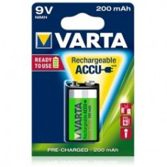 Varta - Acumulator reincarcabil 9V 200 mAh foto