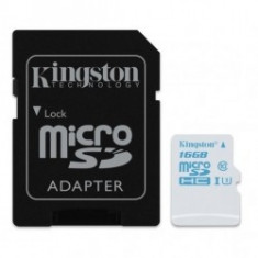 Kingston 16GB microSDHC UHS-I U3 Action Card, 90R/45W + SD Adapter foto