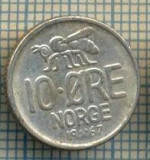 7487 MONEDA- NORVEGIA - 10 ORE - anul 1967 -starea ce se vede, Europa