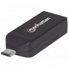 Manhattan 125026658 imPORT Hub, 1-Port USB 2.0 to USB OTG Adapter + 24-in-1 Card Reader foto