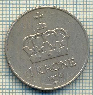 7476 MONEDA- NORVEGIA - 1 KRONE - anul 1974 -starea ce se vede