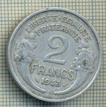 7518 MONEDA- FRANTA - 2 FRANCS - anul 1948 B -starea ce se vede foto