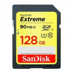 SanDisk Extreme SDXC 128GB 90MB/s. UHS 3 SDSDXNEF-128G-GNCIN foto