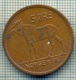 7474 MONEDA- NORVEGIA - 5 ORE - anul 1967 -starea ce se vede, Europa
