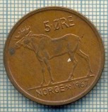 7474 MONEDA- NORVEGIA - 5 ORE - anul 1967 -starea ce se vede