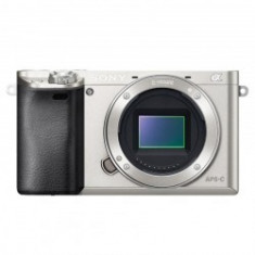 Sony Alpha A6000 body argintiu - aparat foto mirrorless cu Wi-Fi si NFC foto