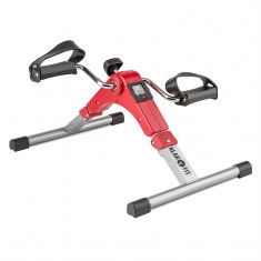 KLARFIT SPINMIN PRO MINI BIKE, aparat cu pedale pentru exerci?ii, display, rabatabil, culoare ro?ie foto