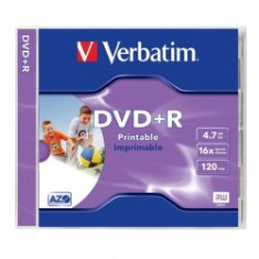 Verbatim DVD+R AZO, 4.7GB, 16X, printabil, 1 buc foto