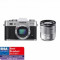 Fujifilm X-T10 argintiu kit Fujinon XC 16-50mm f/3.5-5.6 OIS II argintiu