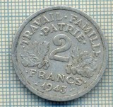 7510 MONEDA- FRANTA - 2 FRANCS - anul 1943 (VICHY) -starea ce se vede, Europa