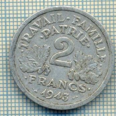 7510 MONEDA- FRANTA - 2 FRANCS - anul 1943 (VICHY) -starea ce se vede