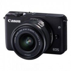 Canon EOS M10 negru kit EF-M 15-45mm f/3.5-6.3 IS STM negru foto