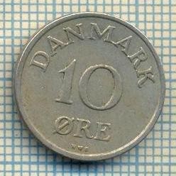 7463 MONEDA- DANEMARKA - 10 ORE - anul 1954 -starea ce se vede foto