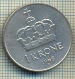 7477 MONEDA- NORVEGIA - 1 KRONE - anul 1983 -starea ce se vede
