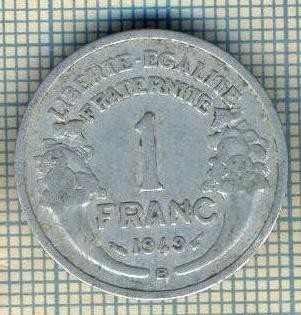 7536 MONEDA- FRANTA - 1 FRANC - anul 1949 B -starea ce se vede foto