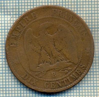 7498 MONEDA- FRANTA - 10 CENTIMES - anul 1853 B -starea ce se vede foto