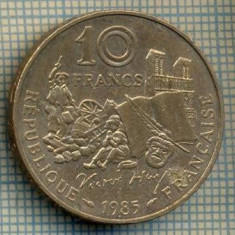 7494 MONEDA- FRANTA - 10 FRANCS - anul 1985 VICTOR HUGO -starea ce se vede