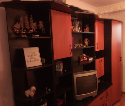 Mobilier Biblioteca Living Tineret Cu Dulap Pentru Haine Mobila