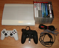 PlayStation 3 / PS3 cu 10 jocuri foto