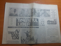 ziarul tineretul liber 22 iunie 1990-6 luni de la revolutie,foto si articole foto