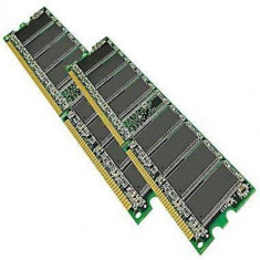 KIT MEMORIE RAM 2GB (2x1GB) DDR1 400MHz PC3200 GARANTIE 12 LUNI ! foto