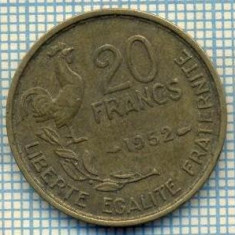 7565 MONEDA- FRANTA - 20 FRANCS - anul 1952 -starea ce se vede