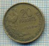 7564 MONEDA- FRANTA - 20 FRANCS - anul 1952 -starea ce se vede, Europa