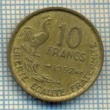 7560 MONEDA- FRANTA - 10 FRANCS - anul 1952 -starea ce se vede, Europa