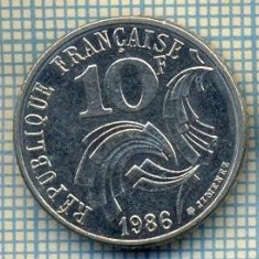 7551 MONEDA- FRANTA - 10 FRANCS - anul 1986 -starea ce se vede