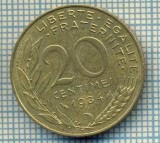 7557 MONEDA- FRANTA - 20 CENTIMES - anul 1984 -starea ce se vede